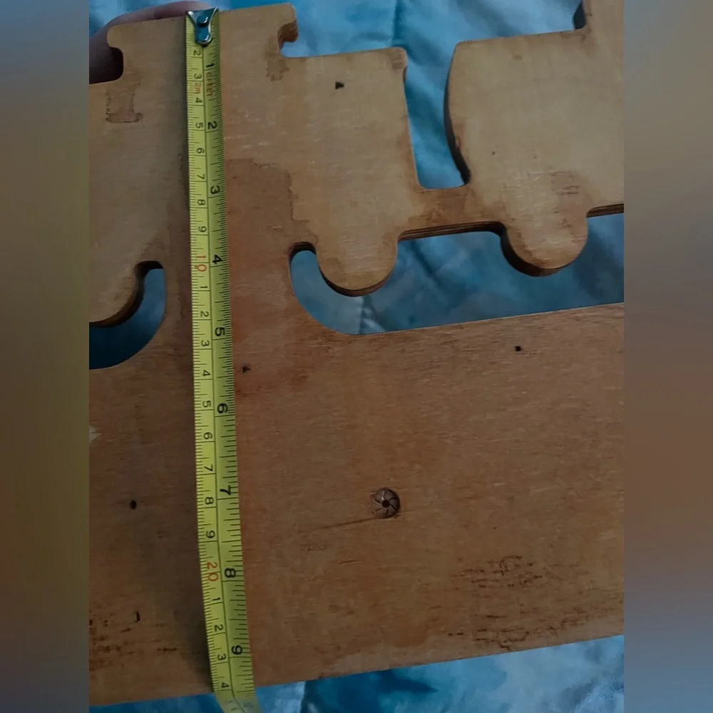 Wooden Train Wall Shelf